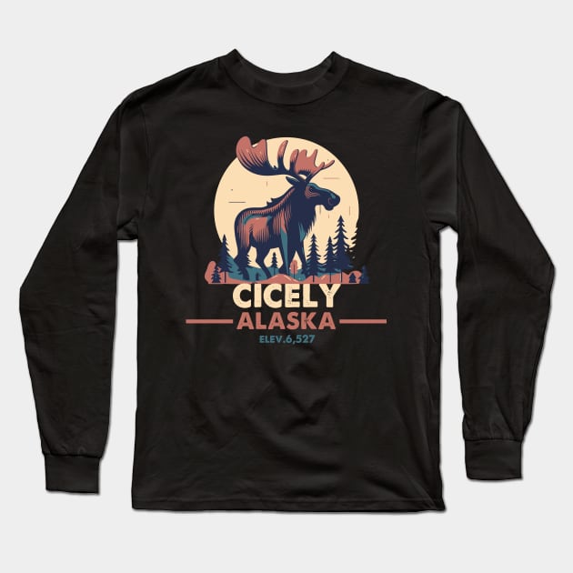 Northern Exposure Cicely Alaska Long Sleeve T-Shirt by Abdoss